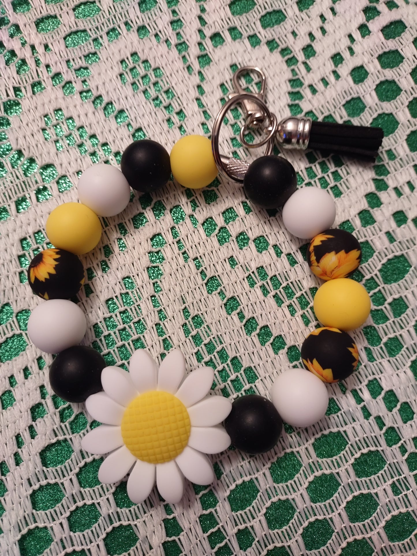 Sunflower wristlet